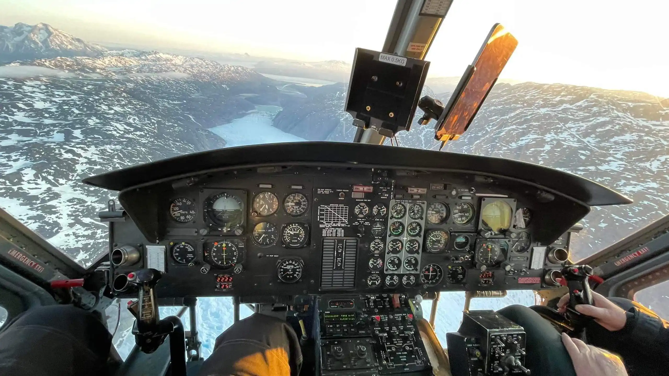 Færgeflyvningen langs Sydøst-kysten Foto: Amos Ezekiassen