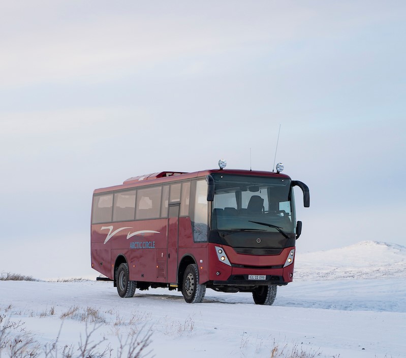 Albatros Touring Bus. Photo Aningaaq R. Carlsen, Visit Greenland