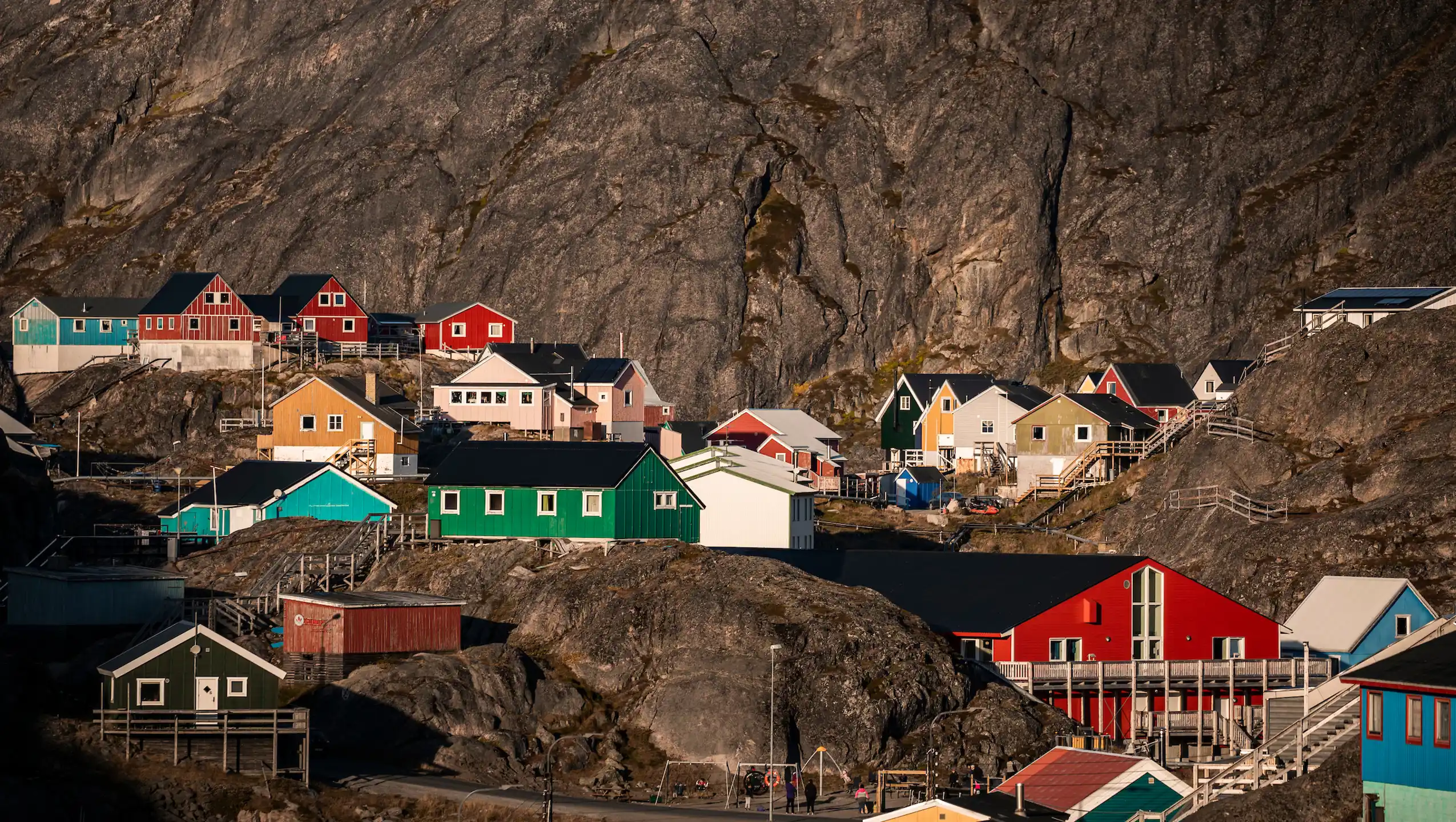 Colorful Neiborhood In Maniitsoq. Photo By Aningaaq Rosing Carlsen Visit Greenland