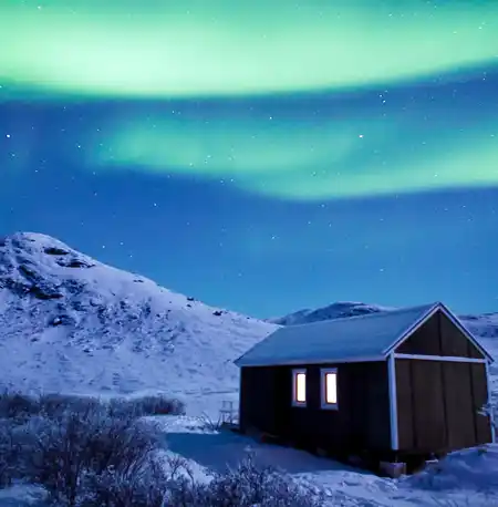 Northern Lights Near Kangerlussuaq. Photo David Trood, Visit Greenland