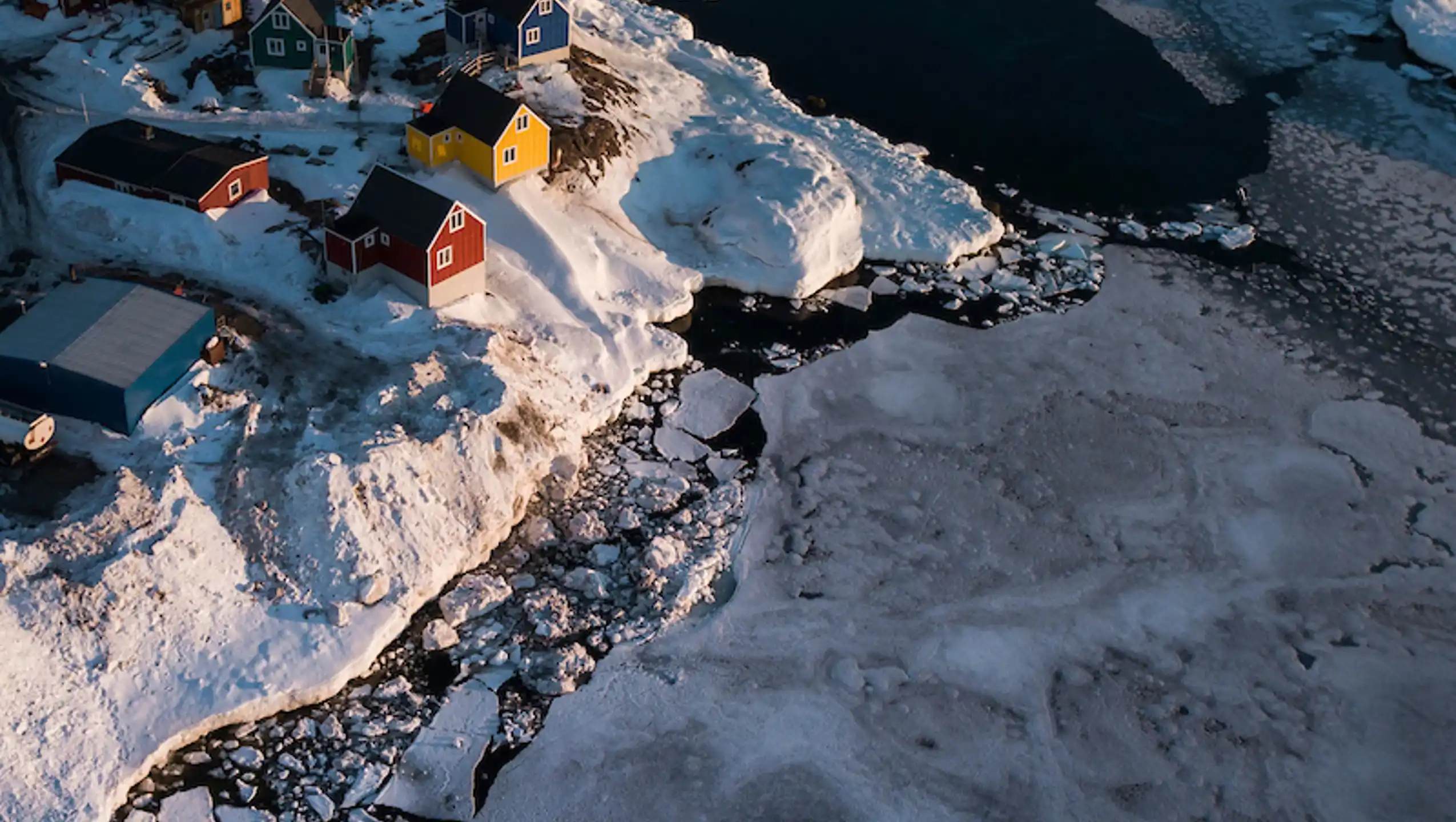 Coast Houses In Upernavik. Photo Aningaaq Rosing Carlsen Visit Greenland