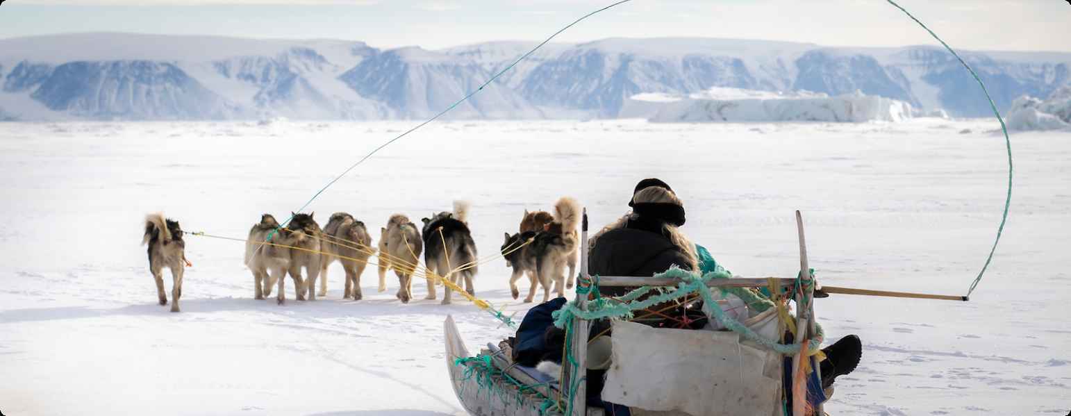 Dogsledding On Sea Ice Photo Aningaaq Rosing Carlsen Visit Greenland