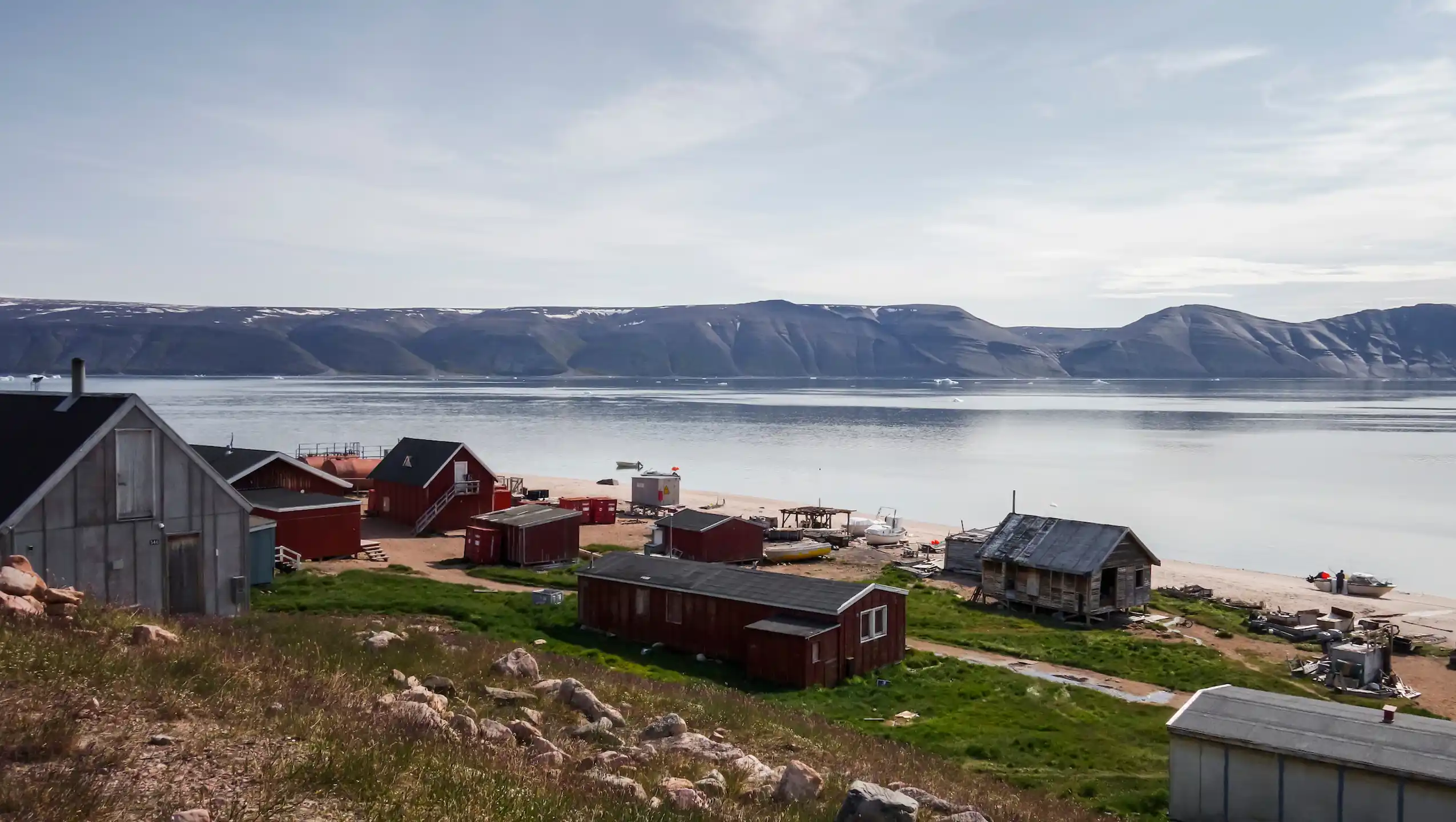 Peaceful Siorapaluk In Sunny Afternoon In Summer Time. Photo By Kim Insuk Visit Greenland