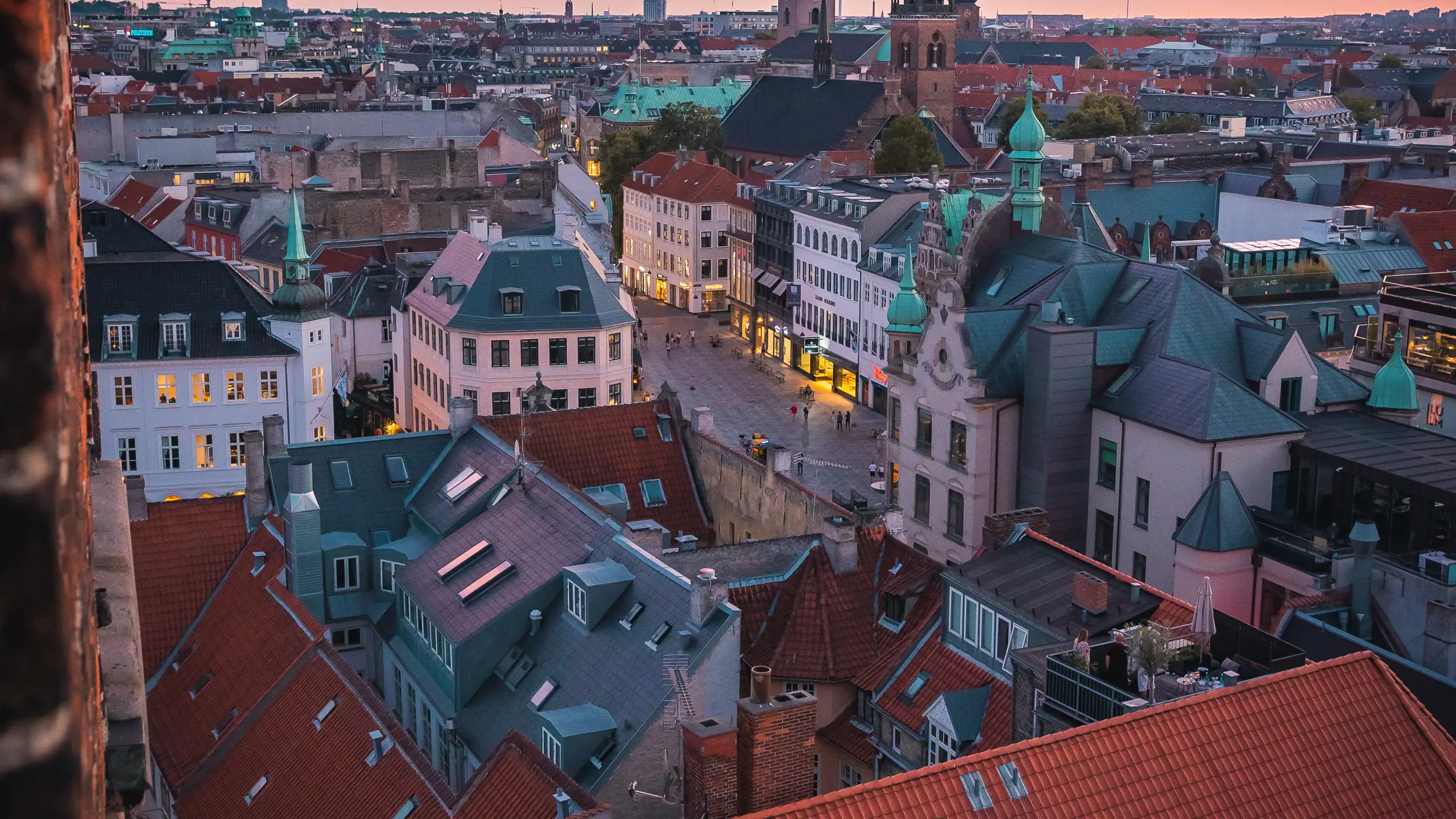 Sunset Over The City Copenhagen ©Mathias Brandt