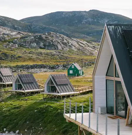 Sustainable Huts At Ilimanaq Lodge. Photo Jessie B. Evans, Visit Greenland