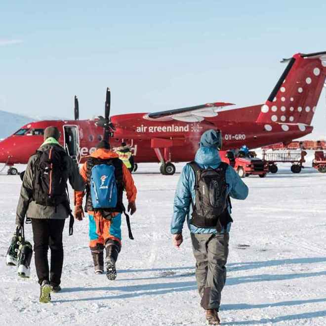 Boarding In Kangerlussuaq