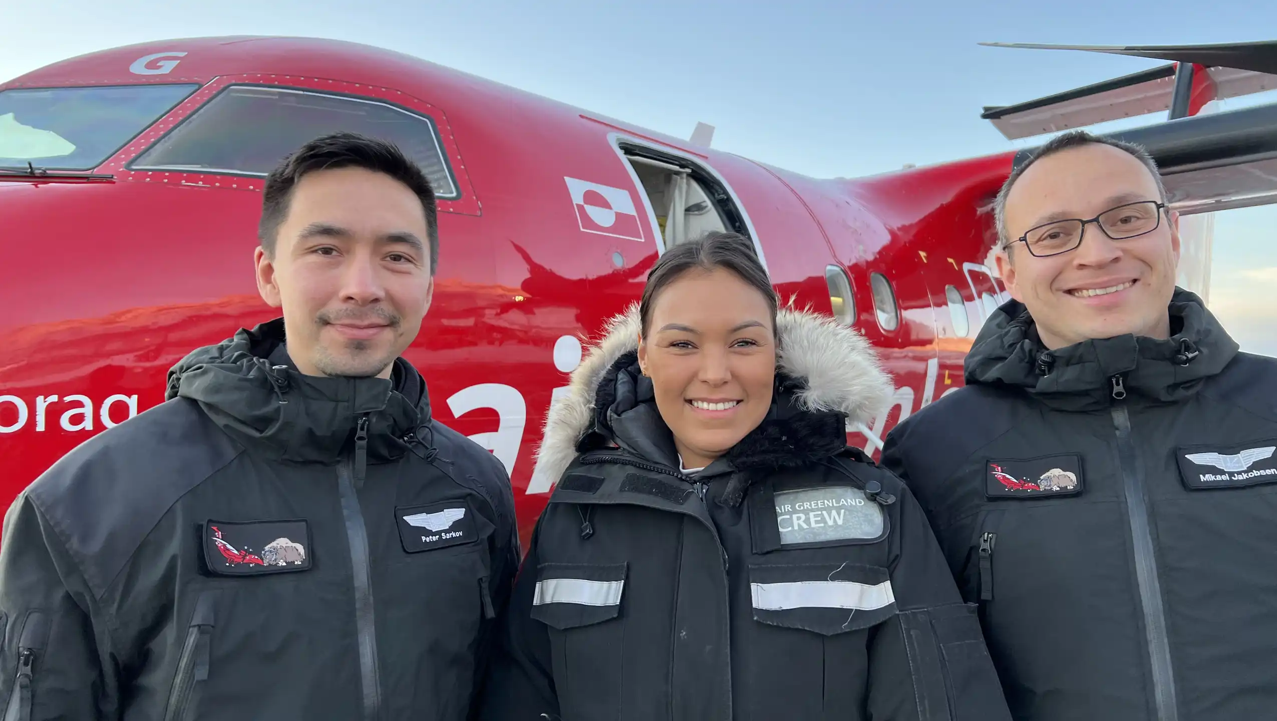 GL 502 Crew in Kangerlussuaq
