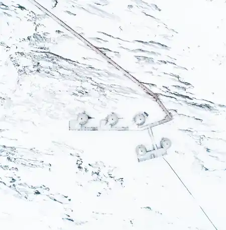 Hotel Arctic Igloos From Above. Photo Benjamin Hardman, Visit Greenland