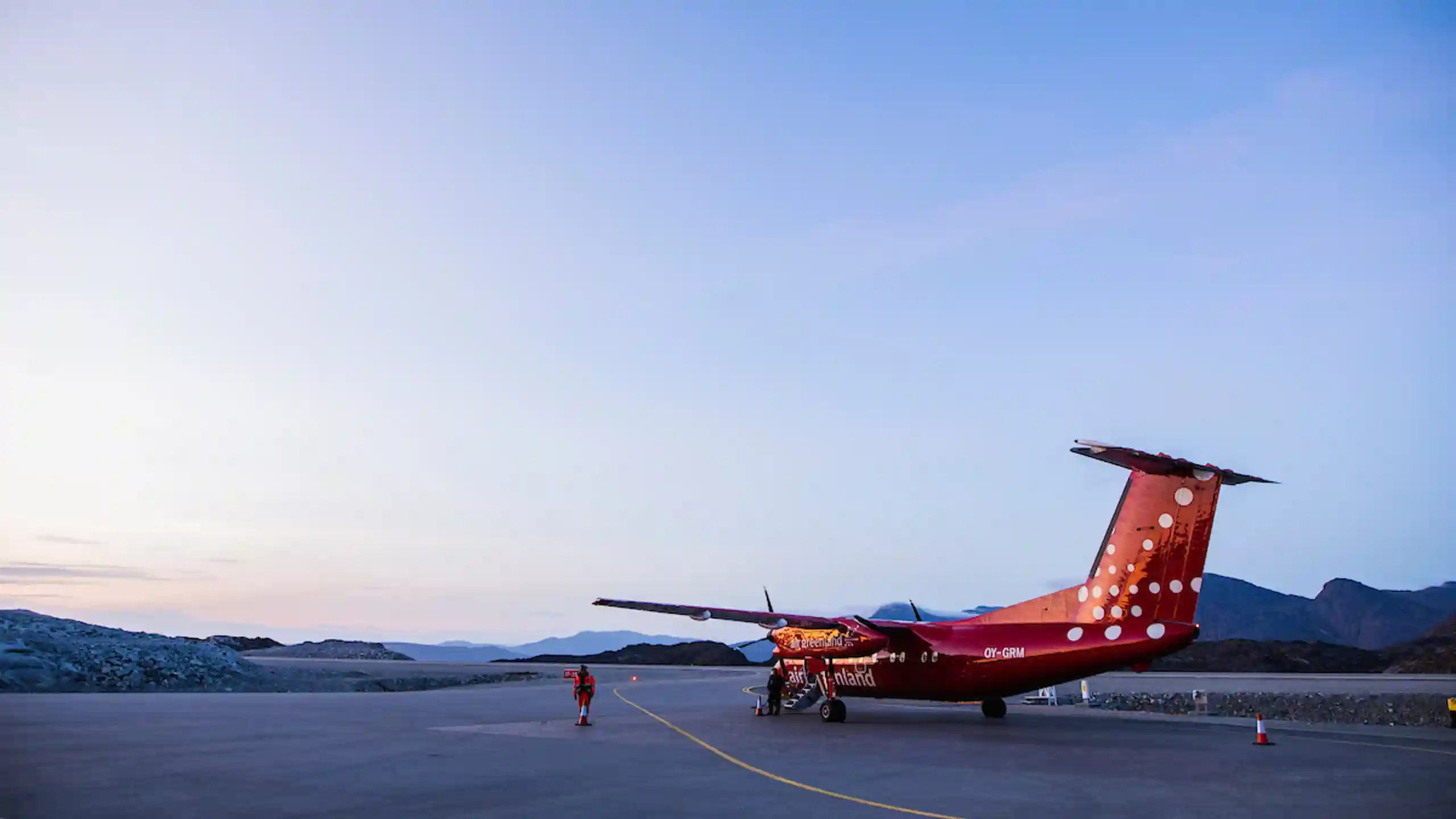 Airplane On Landing Lane In Paamiut. Photo Aningaaq R. Carlsen, Visit Greenland