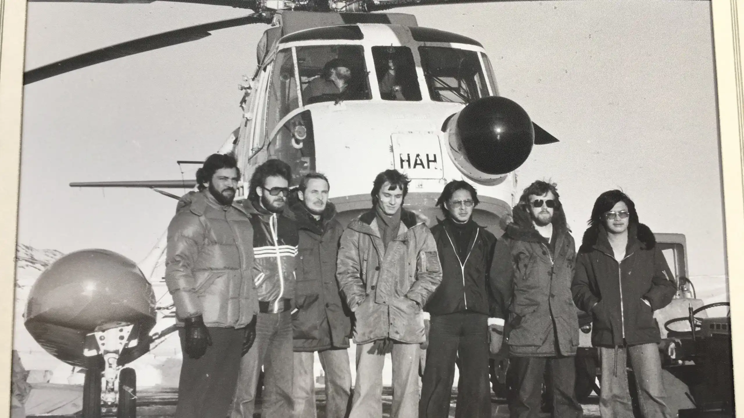 1978: S61 typekursus. Ingemar står som nummer to fra venstre. Privatfoto
