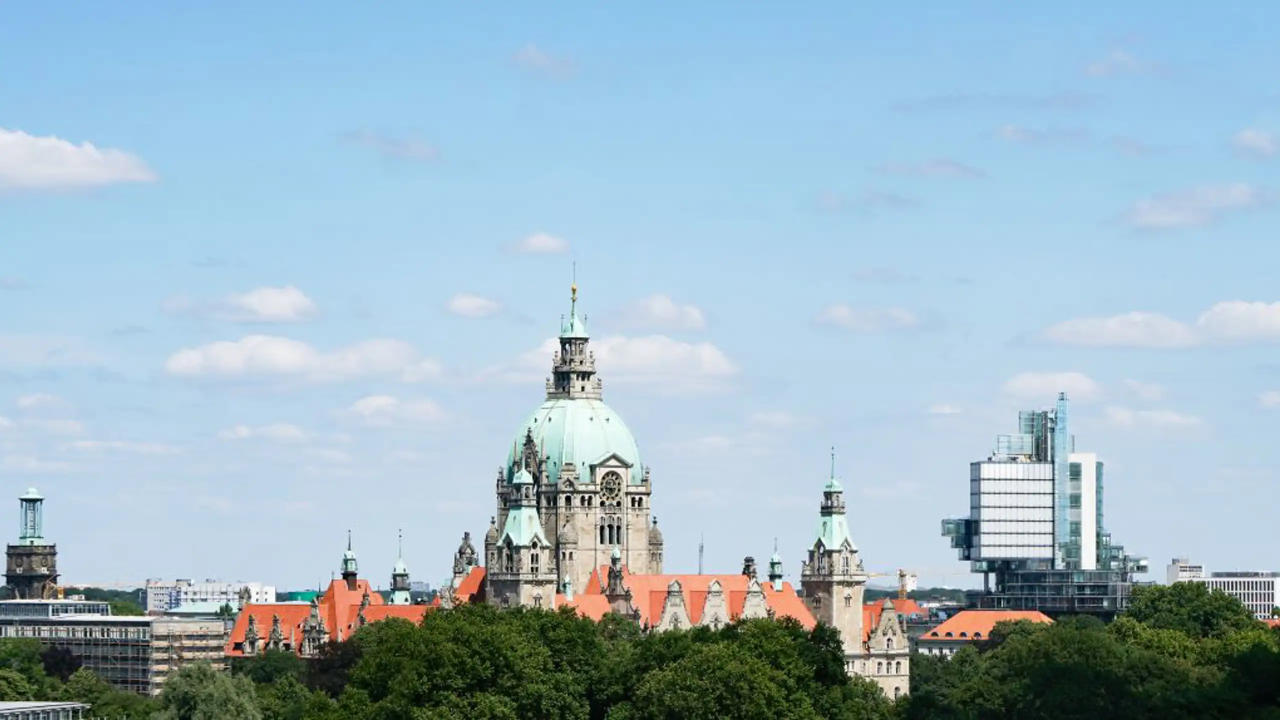 Skyline Of Hannover In Germany Cityscape With New 2023 11 27 05 24 32 Utc